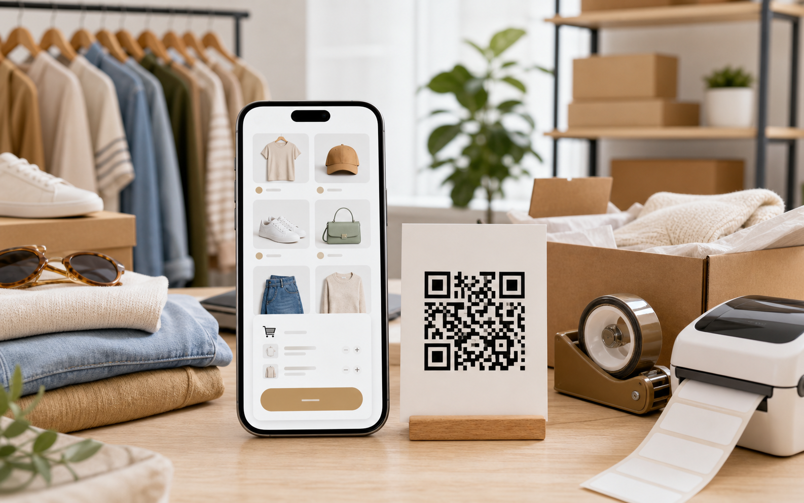 Catálogo digital QR para una tienda online